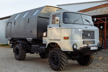 Автодом IFA W50. Санкт-Петербург. Установка дизельного двигателя MAN D0826LFL, раздаточной коробки УРАЛ-4320 и другие работы. 2018 г