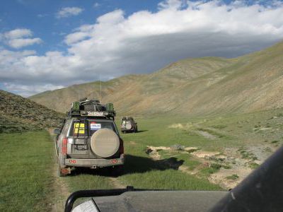 Первые километры по Монголии.