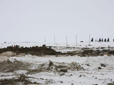 Старательский полигон. вскрыша песков.